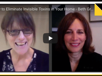 Beth Greer (r), aka the Super Natural Mom® speaks with Nicki Williams (r) about eliminating invisible toxins in your home