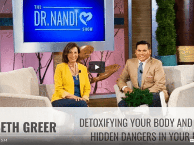 Beth Greer shares how removing hidden toxins helped heal her chest tumor and has helped solve mystery health conditions | Beth Greer interview on Dr. Nandy Show