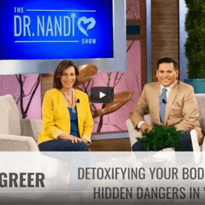 Beth Greer shares how removing hidden toxins helped heal her chest tumor and has helped solve mystery health conditions | Beth Greer interview on Dr. Nandy Show